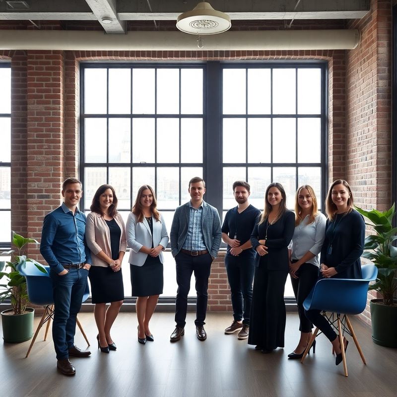Klein professioneel team van Van Dijk Groep in Utrechts kantoor