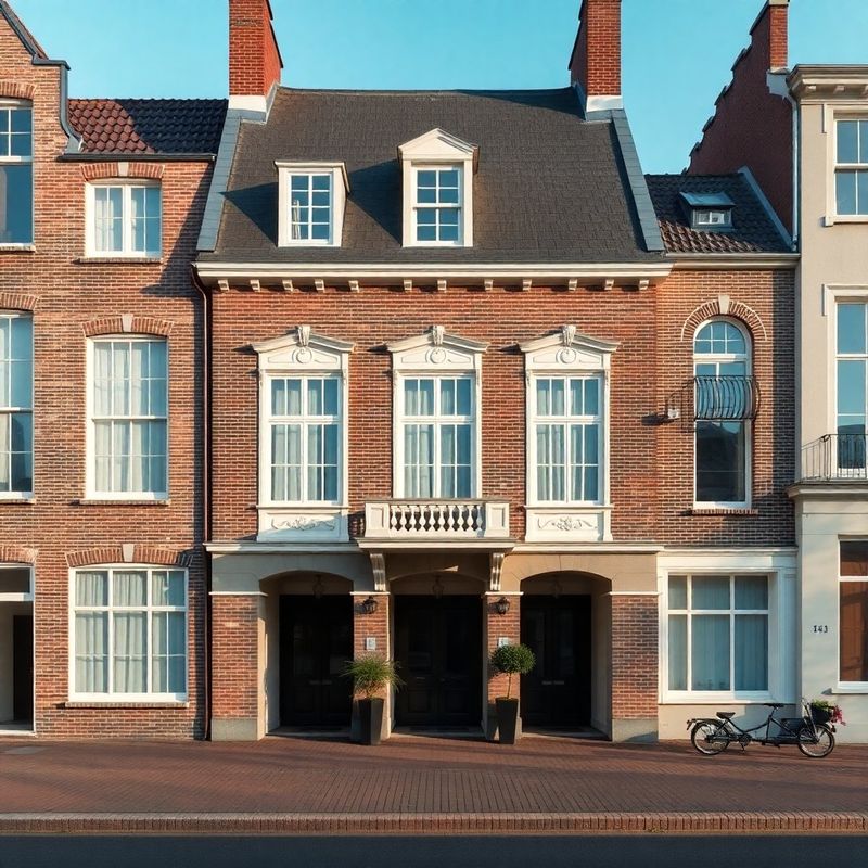 Villa aan de Maliebaan in Utrecht in ochtendlicht